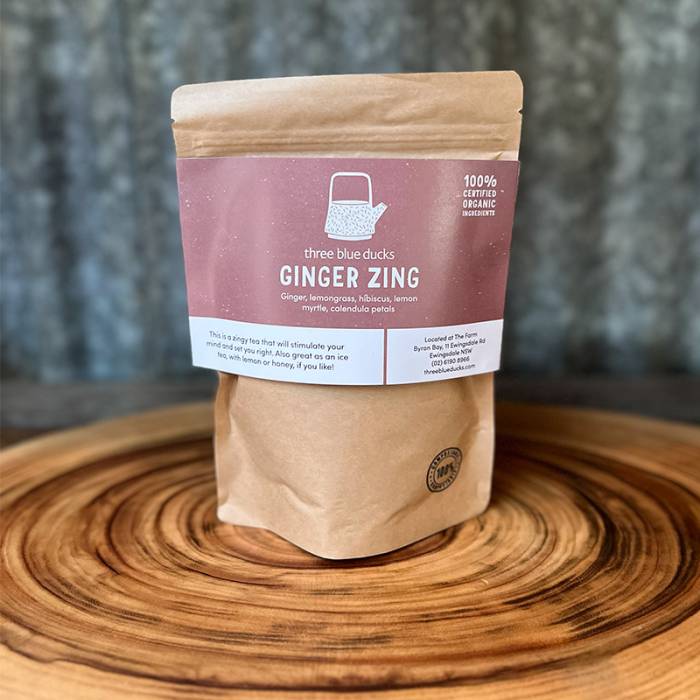Ginger Zing Three Blue Ducks Tea Co Three Blue Ducks