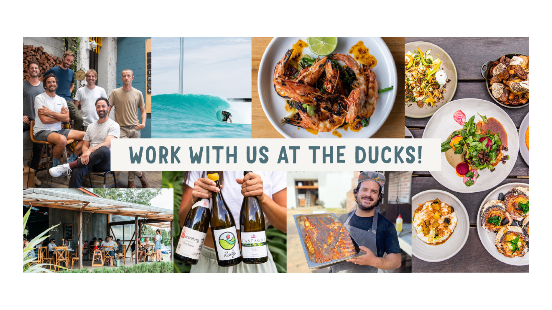 WORK WITH US AT THE DUCKS!