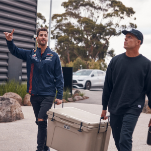 Mick Fanning and Daniel Ricciardo