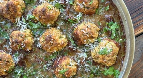 Daz Robertson's delicious dumplings!