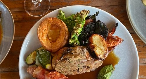 Sunday Roast dinner at Three Blue Ducks!