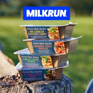 Three Blue Ducks ready-made meals stocked on Milkrun