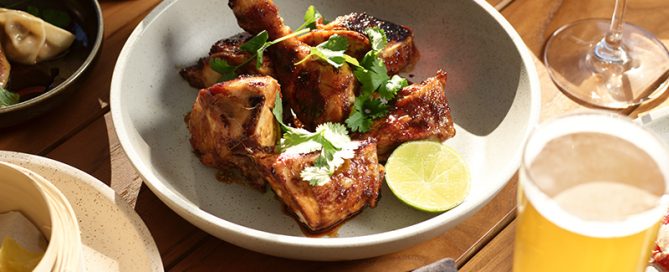 Spring dining at Three Blue Ducks Bellingen