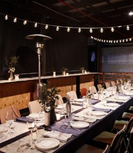 Events on the deck at Three Blue Ducks Rosebery in Sydney.