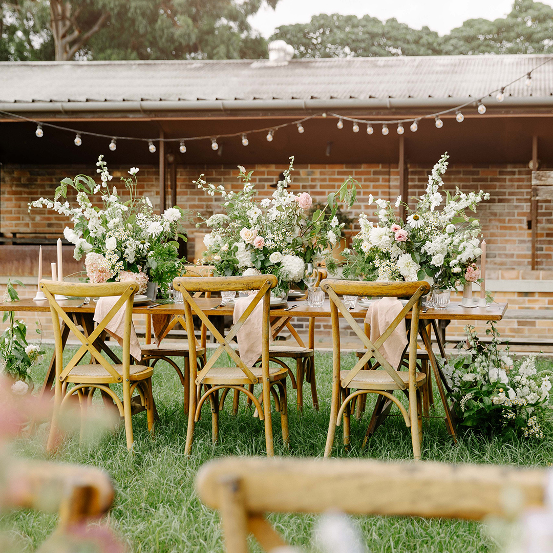 Byron Bay Wedding shoot at The Farm and Three Blue Ducks - wedding reception