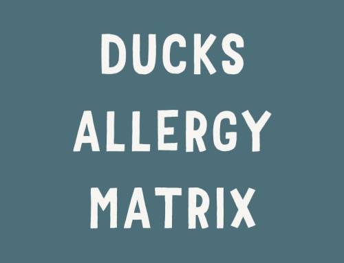 Ducks Byron Allergy Matrix