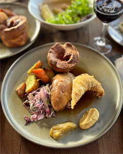 Sunday Roast menu at Three Blue Ducks Restaurants