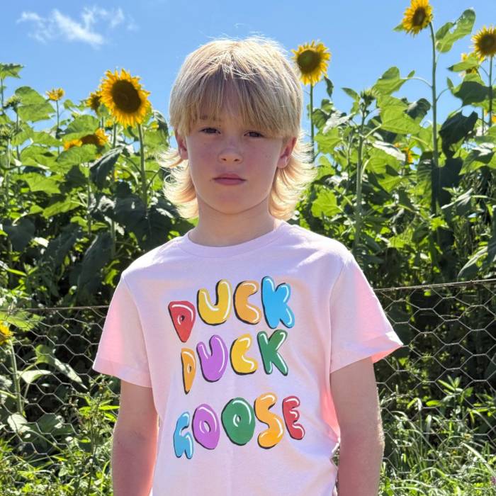 Three Blue Ducks | Duck Goose Kids T-shirt - Image 4
