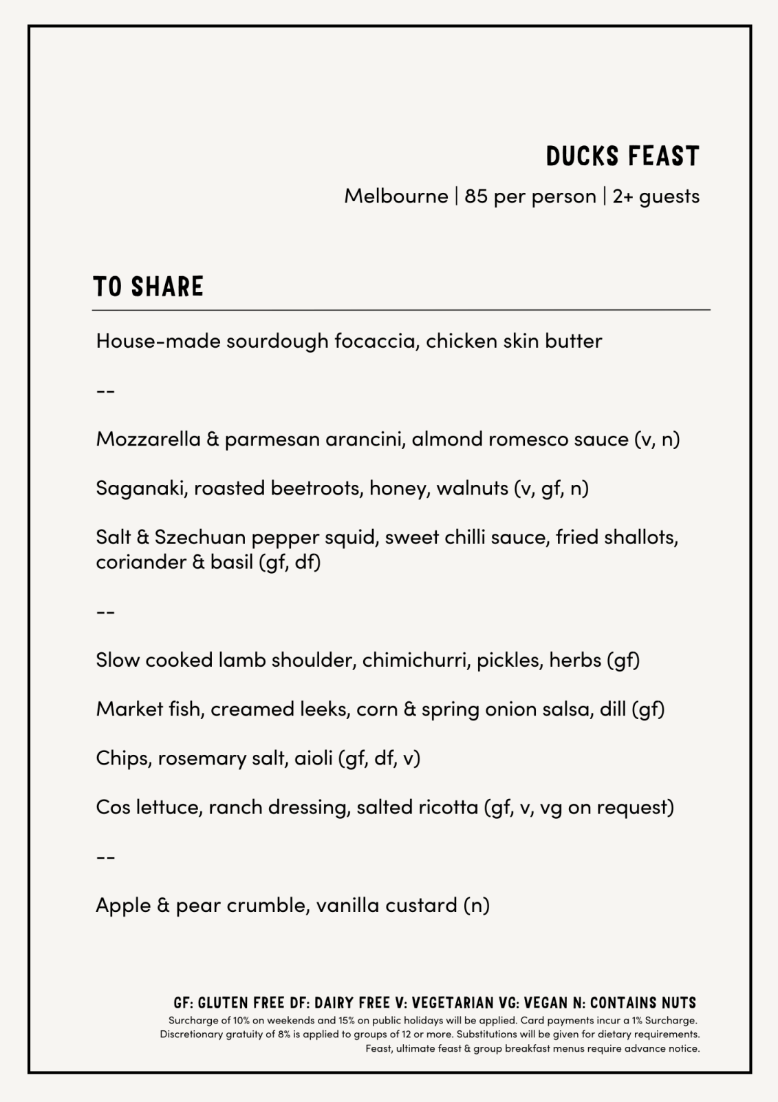 WEB ULTIMATE FEAST $85
