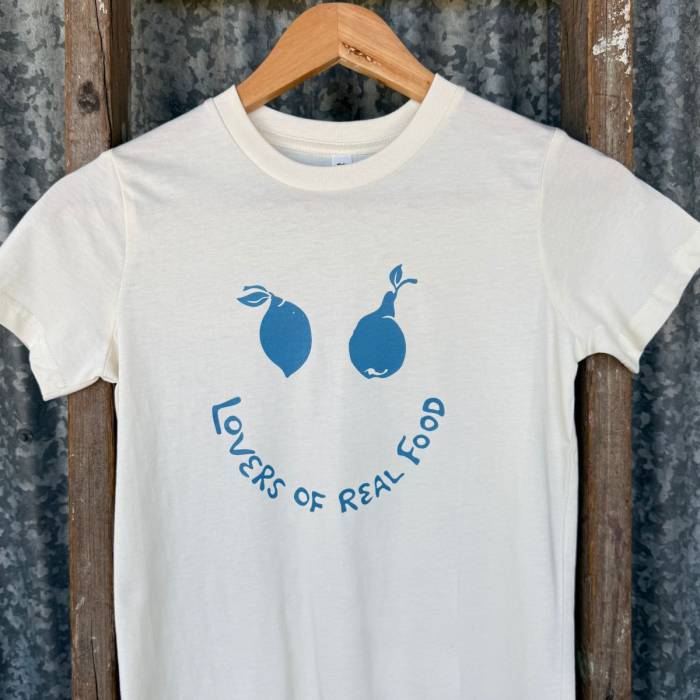LOVERS OF REAL FOOD KIDS T-SHIRT